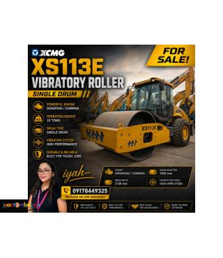 XCMG XS113E VIBRATORY ROLLER DONGFENG/CUMMINS ENGINE 10T