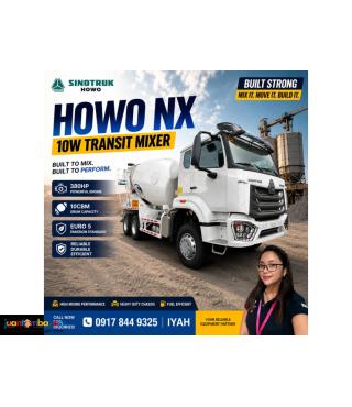 SINOTRUK HOWO NX 10W TRANSIT MIXER 380HP 10CBM EURO 5