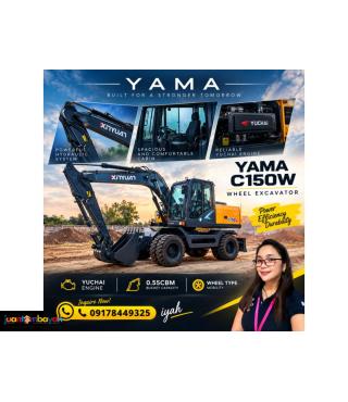 YAMA C150W EXCAVATOR WHEEL TYPE YUCHAI ENGINE 0.55CBM