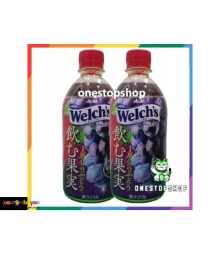 ASAHI WELCH's Drinkable Fruit Grape Juice 2 x470mL