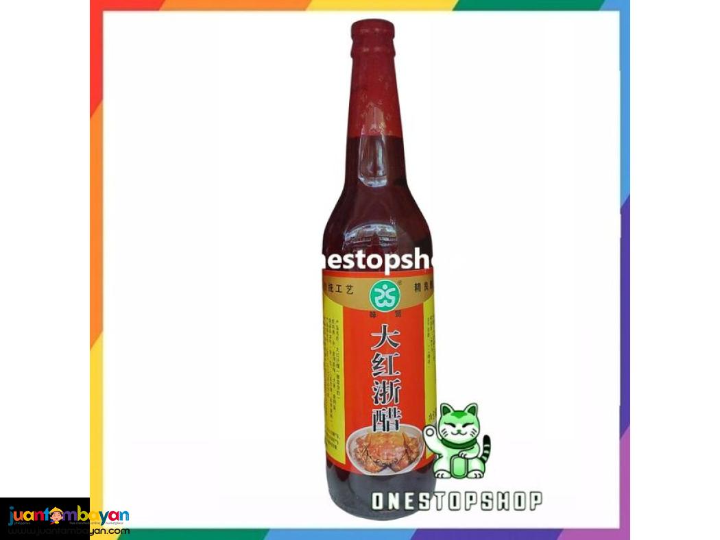 DA HONG ZHE Red Rice Vinegar 620mL 大红浙醋