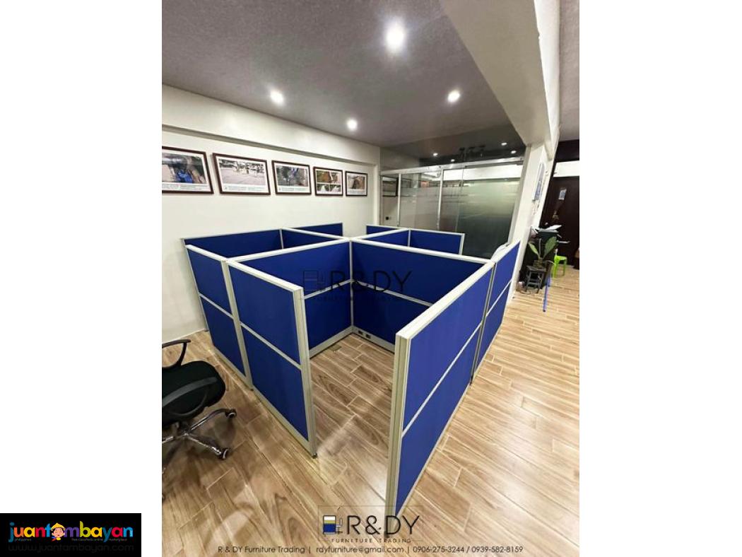 Modular Office Partitions and table