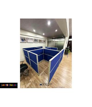Modular Office Partitions and table