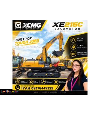 XCMG XE215C EXCAVATOR CRAWLER TYPE ISUZU ENGINE 1cbm