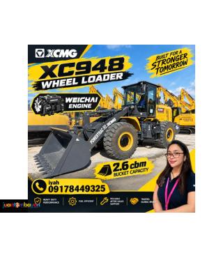 XCMG XC948 WHEEL LOADER WEICHAI ENGINE 2.6cbm