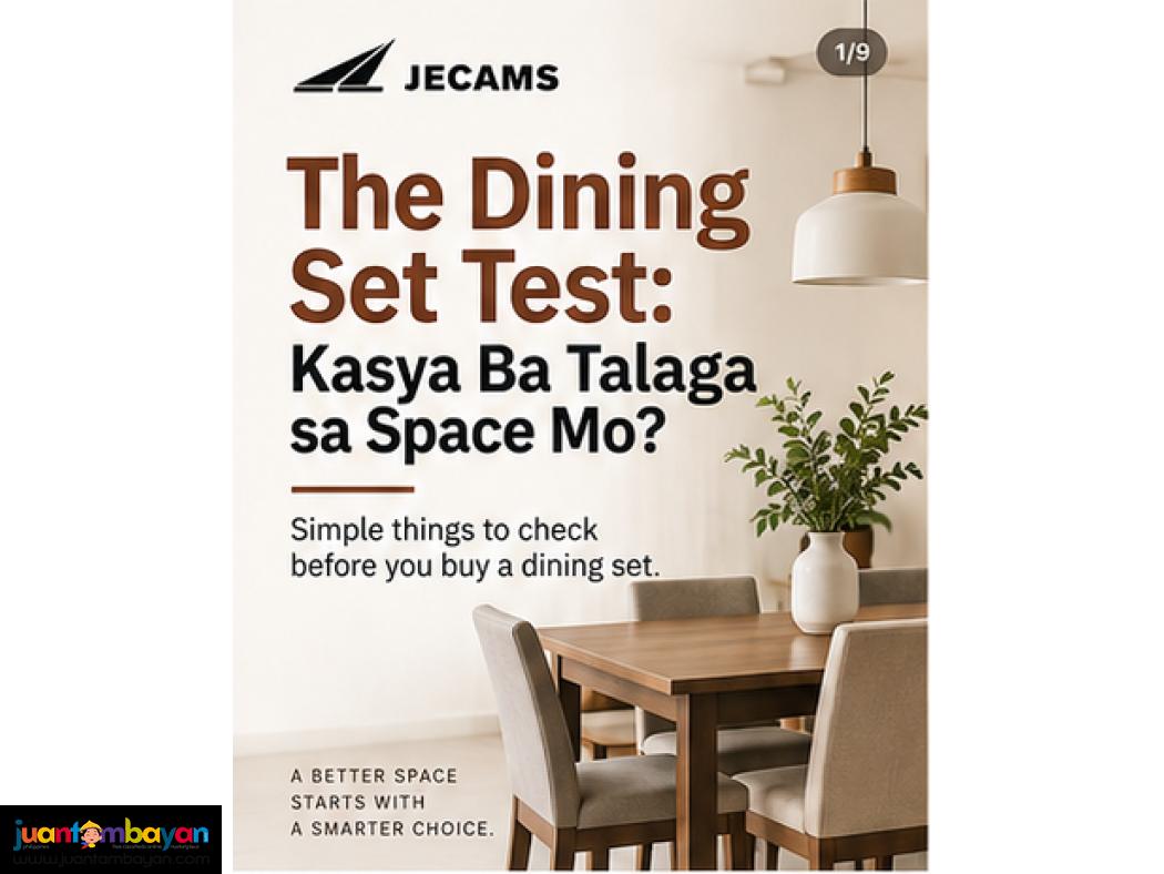 Kasya Ba? A Simple Guide to Choosing the Right Dining Set