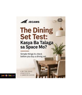 Kasya Ba? A Simple Guide to Choosing the Right Dining Set