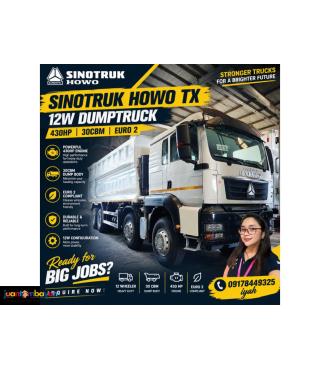 SINOTRUK HOWO TX 12W DUMPTRUCK 430HP 30CBM EURO 2