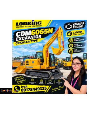 LONKING CDM6065N EXCAVATOR CRAWLER TYPE (YANMAR) 0.25CBM