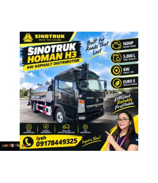 SINOTRUK HOMAN H3 6W ASPHALT DISTRIBUTOR- 5K LITERS EURO 5