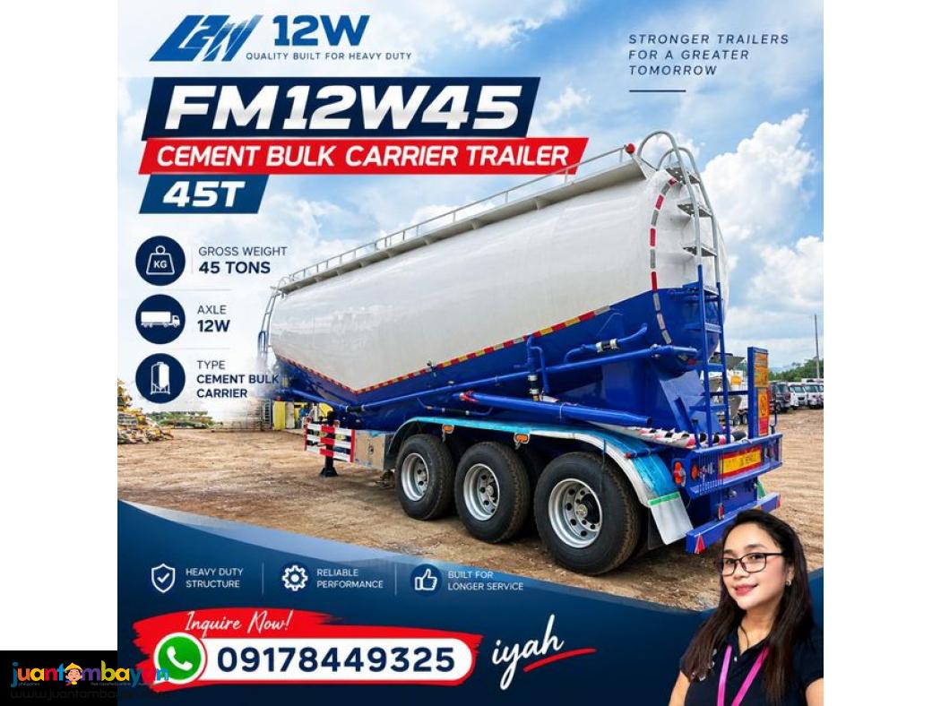 CEMENT BULK CARRIER FM12W45 45TONS 3-AXLE 