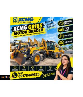 XCMG GR165 MOTOR GRADER, 13FT BLADE, WITH RIPPER AND DOZER