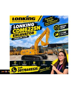 LONKING CDM6225N EXCAVATOR CRAWLER TYPE (WEICHAI) 1.1CBM