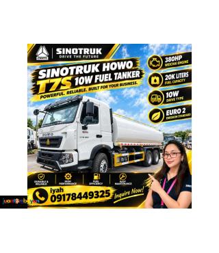 SINOTRUK HOWO T7S 10W FUEL TANKER 380HP 20K LITERS EURO 2