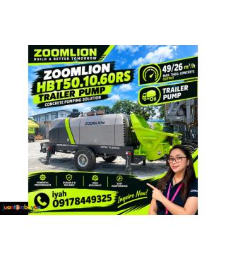 ZOOMLION HBT50.10.60RS Trailer Pump Crete 49/26 m³/h