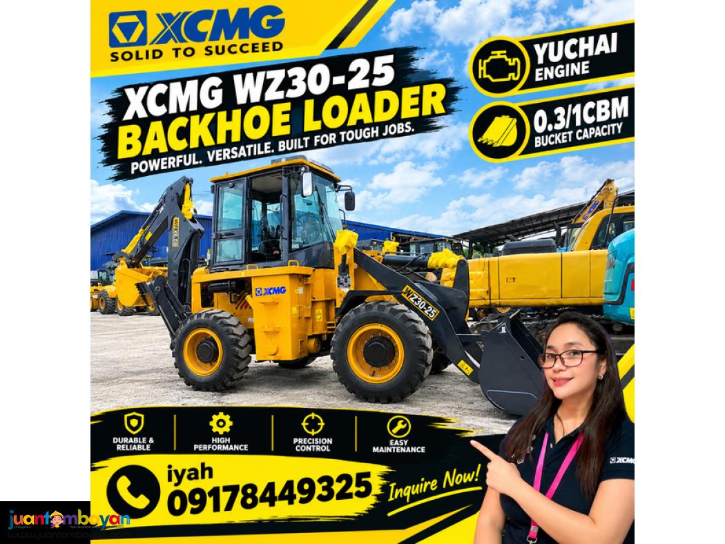 XCMG WZ30-25 BACKHOE LOADER YUCHAI ENGINE 0.3/1CBM