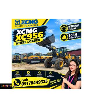 XCMG XC956 WHEEL LOADER WEICHAI ENGINE 3CUBIC BUCKET