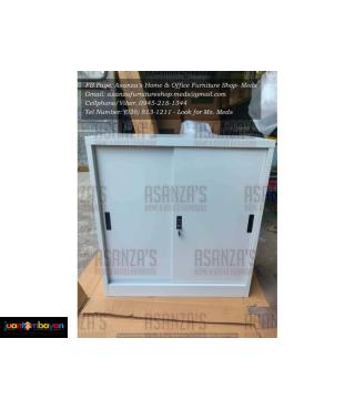 STEEL CABINET SLIDING DOOR & OFFICE CHAIRS