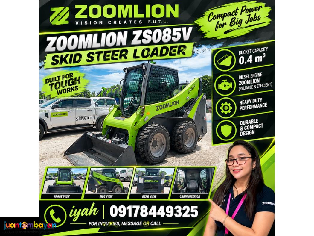 ZOOMLION ZS085V Skid Steer Loader 0.4m³