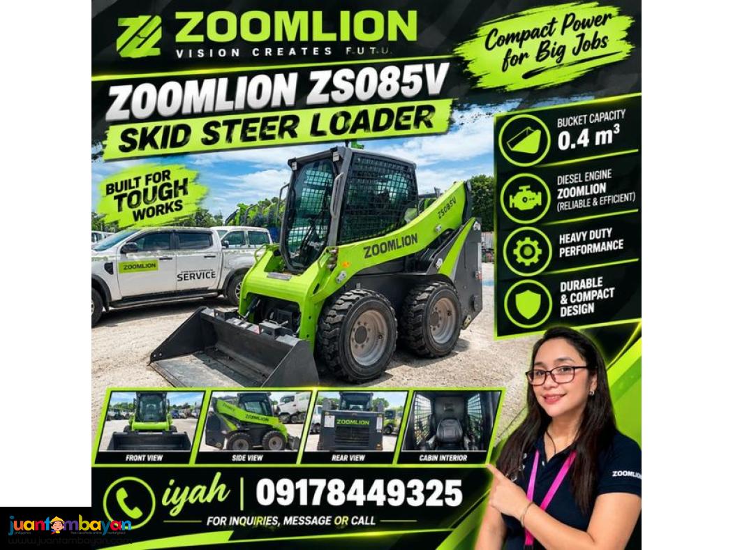 ZOOMLION ZS085V SKID LOADER 0.4CBM