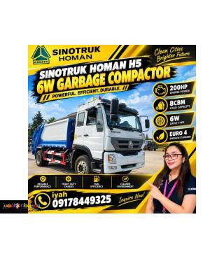 SINOTRUK HOMAN H3 4X2 GARBAGE TRUCK 8CBM