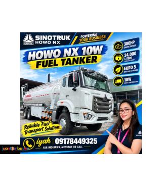 SINOTRUK HOWO NX 10W FUEL TANKER 380HP 24K LITERS EURO 5