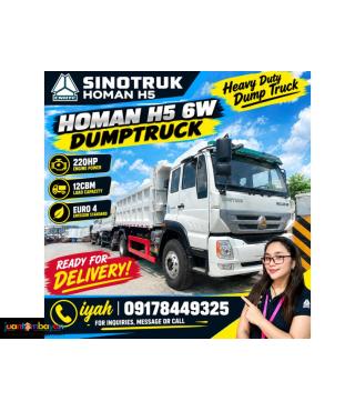 SINOTRUK HOMAN H5 6W DUMPTRUCK 220HP 12CBM EURO 4