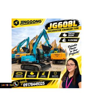 JINGGONG JG608L EXCAVATOR CRAWLER TYPE XINCHAI ENGINE 0.25CBM