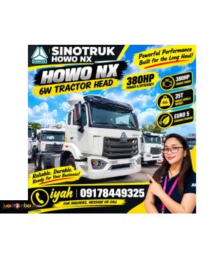 SINOTRUK HOWO NX 6W TRACTOR HEAD 380HP 35T EURO 5