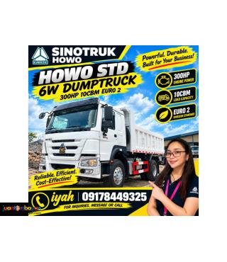 SINOTRUK HOWO STD 6W DUMPTRUCK 300HP 10CBM EURO 2