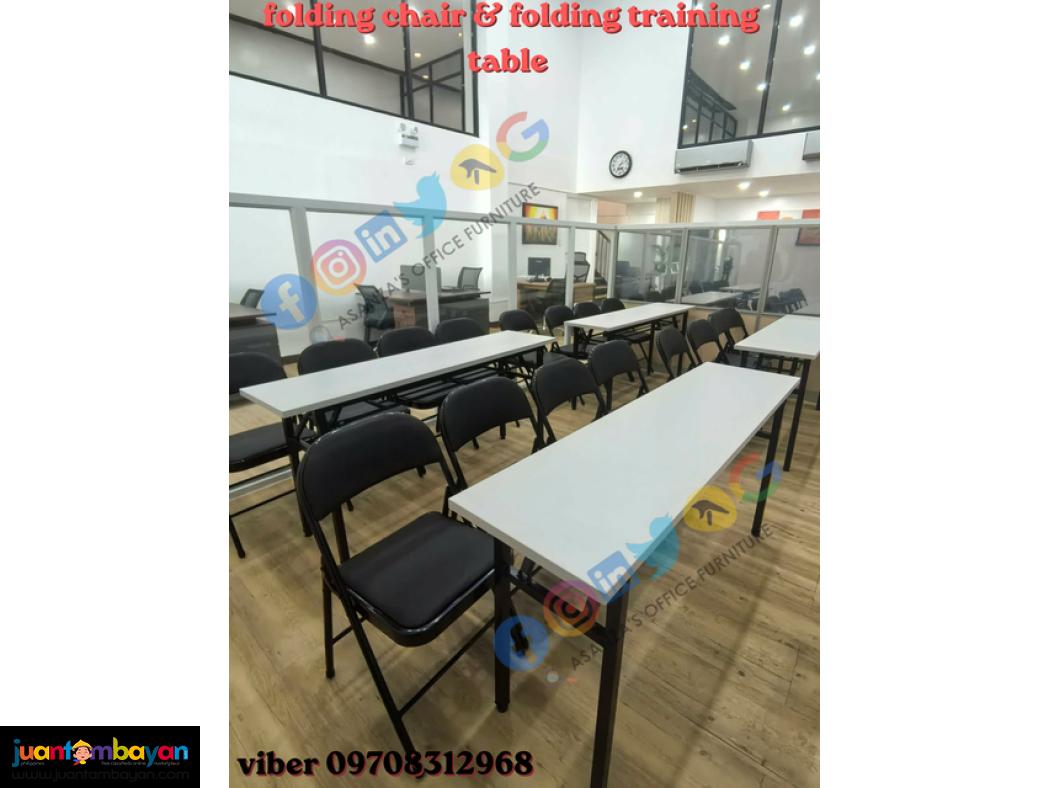 folding training table & folding chair 