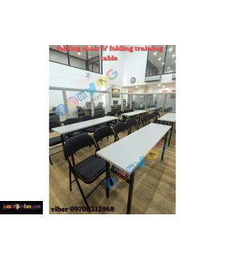 folding training table & folding chair 