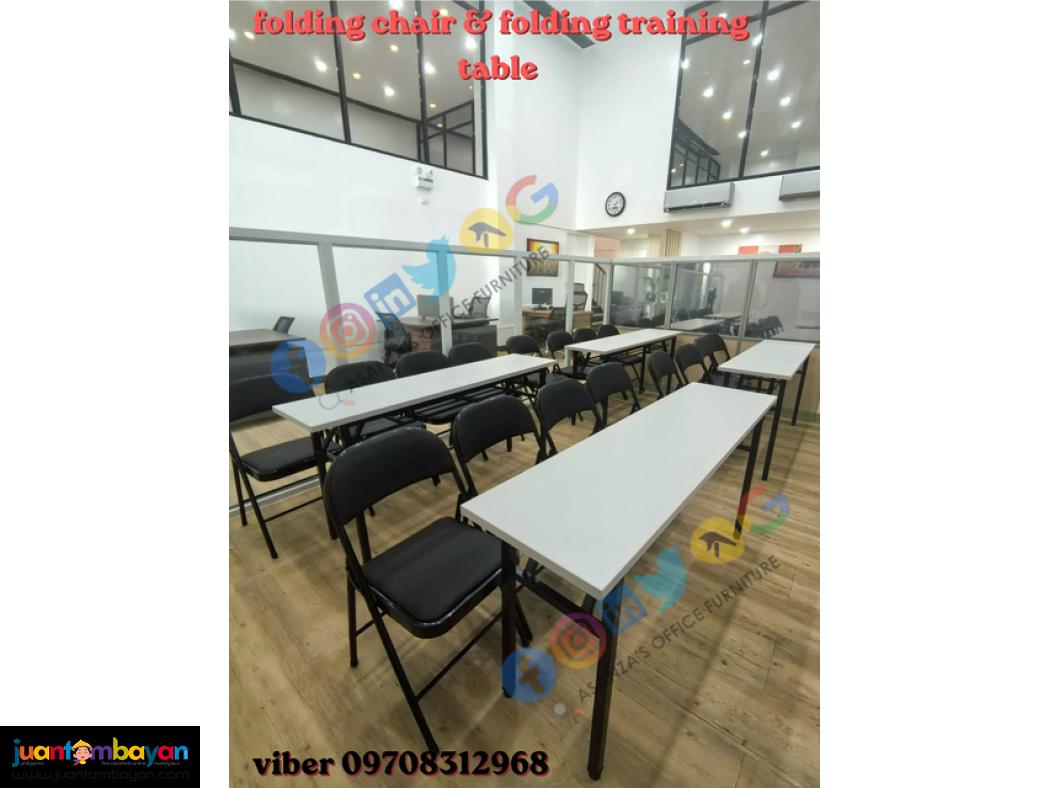 folding training table & folding chair 