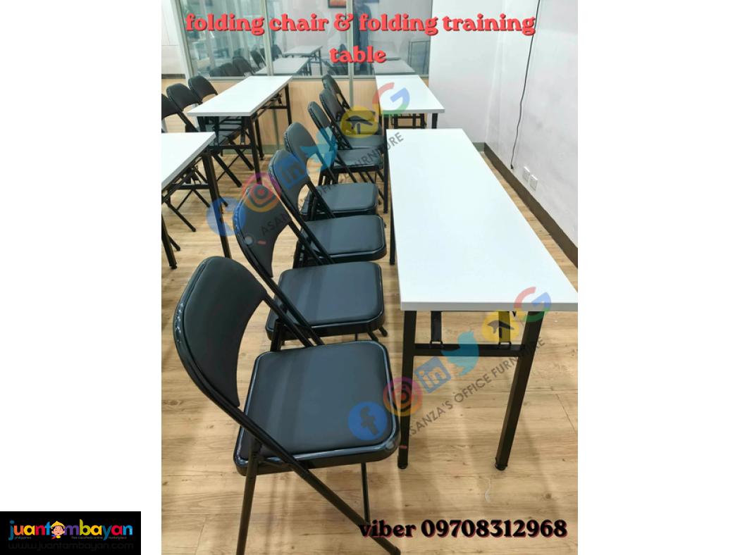 folding training table & folding chair 