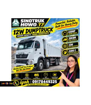 SINOTRUK HOWO T7 12W DUMPTRUCK 430HP 30CBM EURO 2