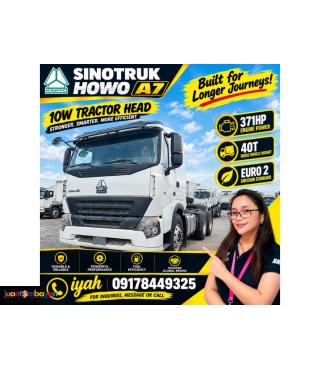 SINOTRUK HOWO A7 10W TRACTOR HEAD 371HP 40T EURO 2