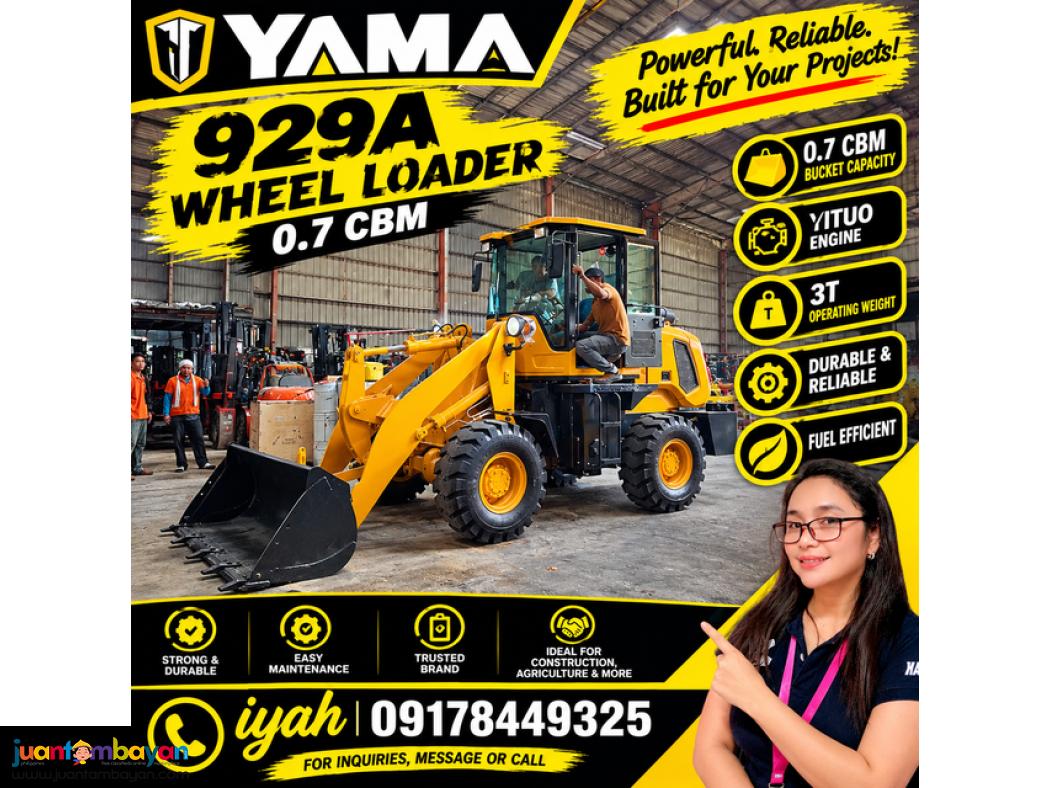 YAMA 929A WHEEL LOADER 0.7CBM