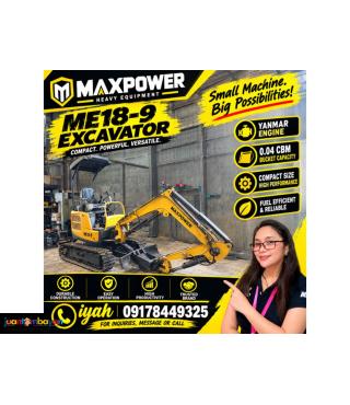 MAXPOWER ME18-9 EXCAVATOR YANMAR ENGINE 0.04CBM