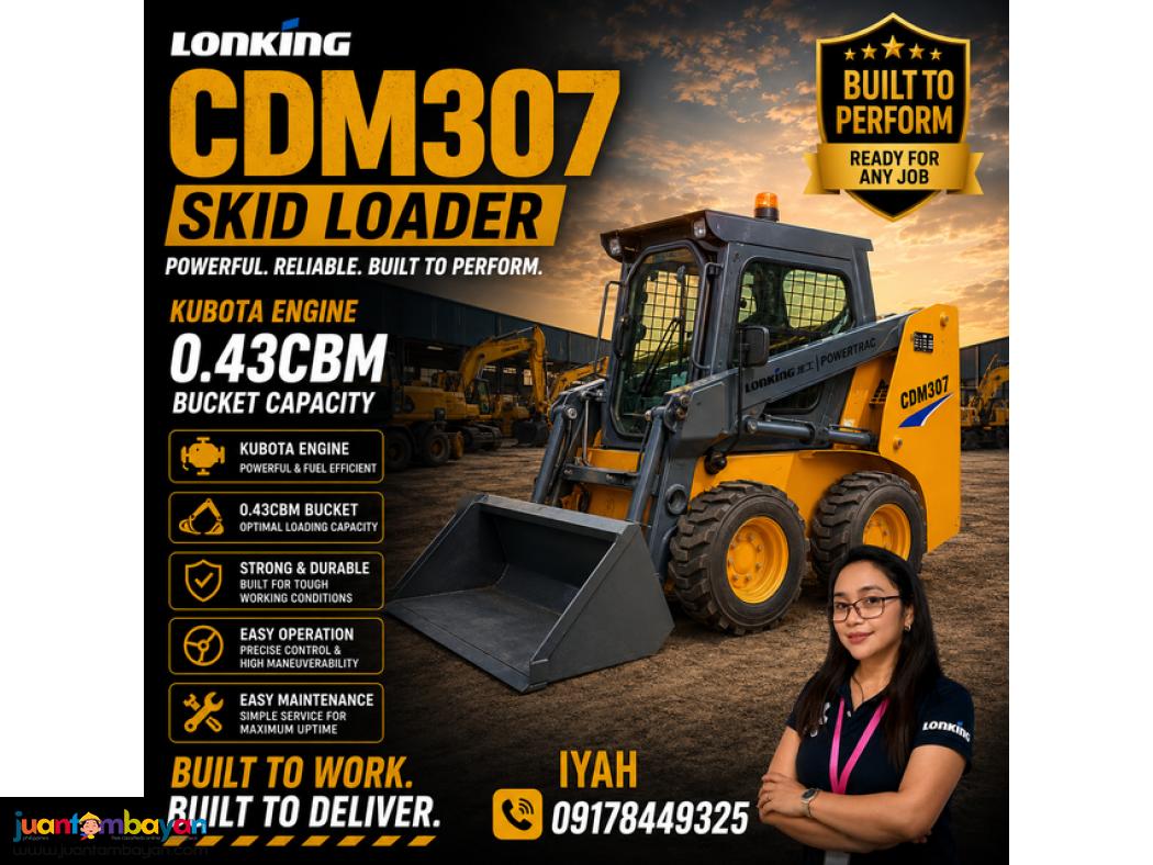 LONKING CDM307 SKID LOADER