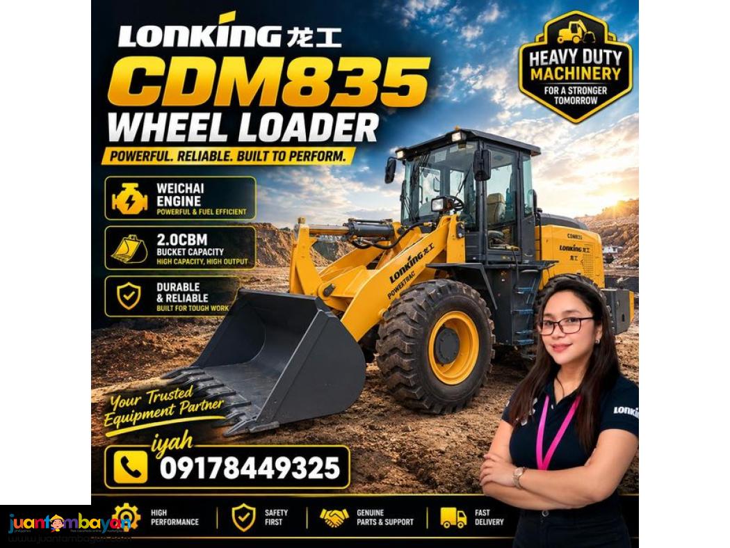 LONKING CDM835 2.0CBM WHEEL LOADER
