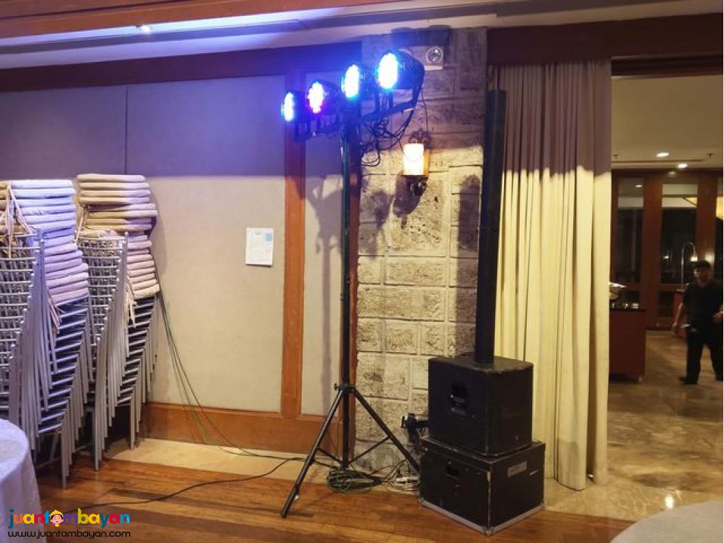 Sound / Lights and LED TV Monitor for rental