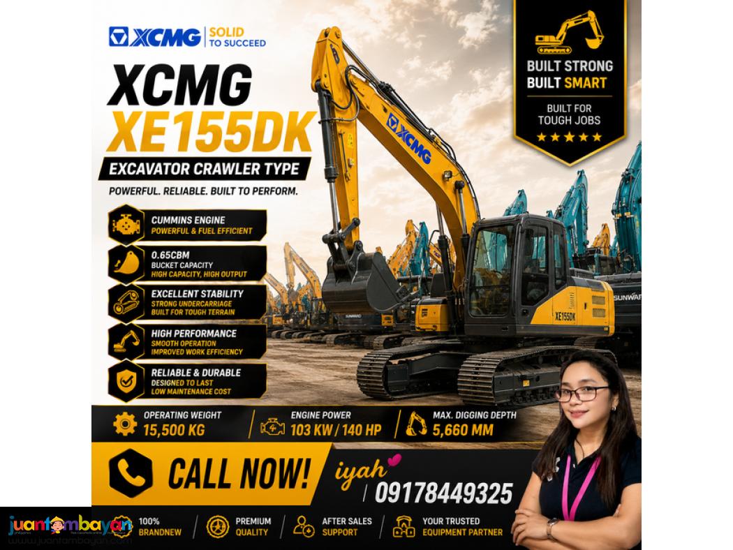 Xcmg Crawler Excavator Xe335dk 1.6m³