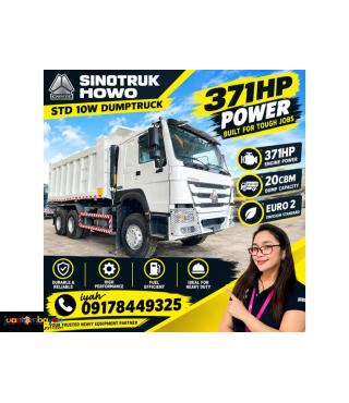 Sinotruk Howo Std 10w Dumptruck 371hp 20cbm Euro 2