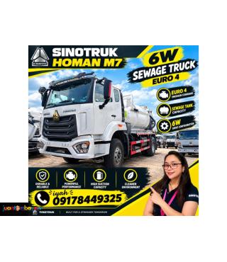 Sinotruk Homan M7 6w Sewage Truck 10k liters