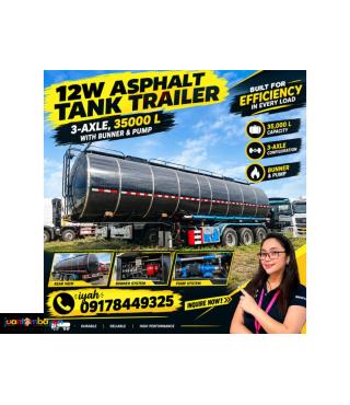 12W ASPHALT TANK TRAILER 3-AXLE, 35000 L