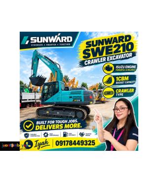 SUNWARD SWE210 CRAWLER EXCAVATOR ISUZU ENGINE 1CBM BUCKET