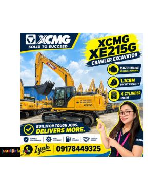 XCMG XE215G CRAWLER EXCAVATOR ISUZU ENGINE 1.1CBM, 4 cylinder