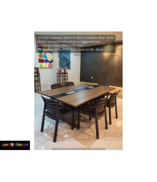 CUSTOMIZED 6-SEATER CONFERENCE TABLE 