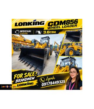 LONKING WHEEL LOADER CDM856- 3.6CBM