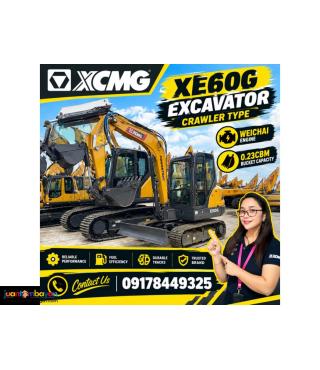 XCMG XE60G EXCAVATOR CRAWLER TYPE WEICHAI ENGINE 0.23CBM